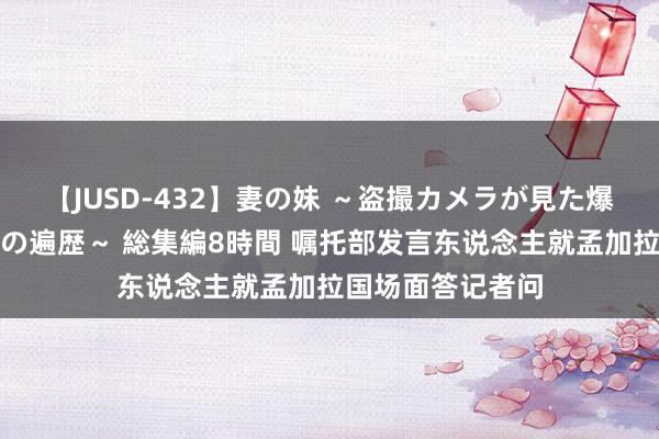 【JUSD-432】妻の妹 ～盗撮カメラが見た爆乳の妹を襲う男の遍歴～ 総集編8時間 嘱托部发言东说念主就孟加拉国场面答记者问